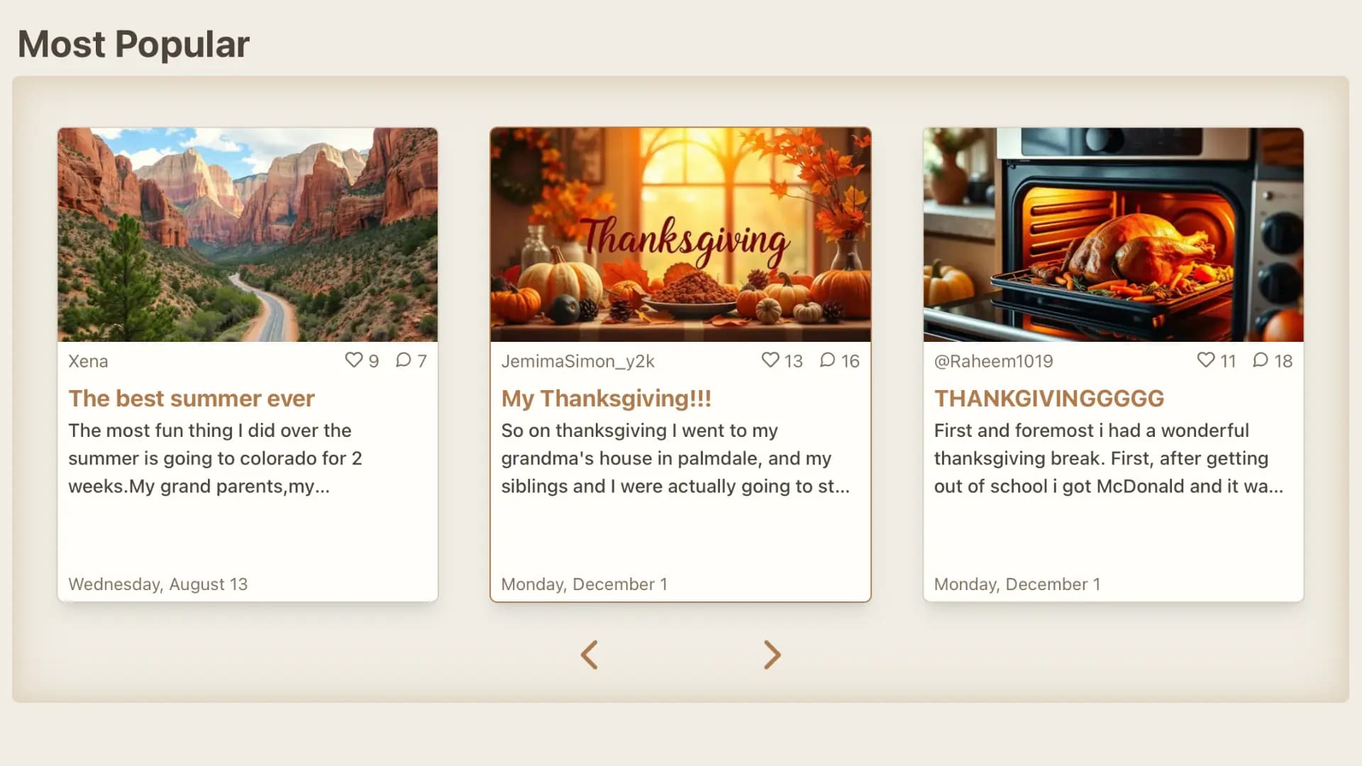 featured blogs screenshot
